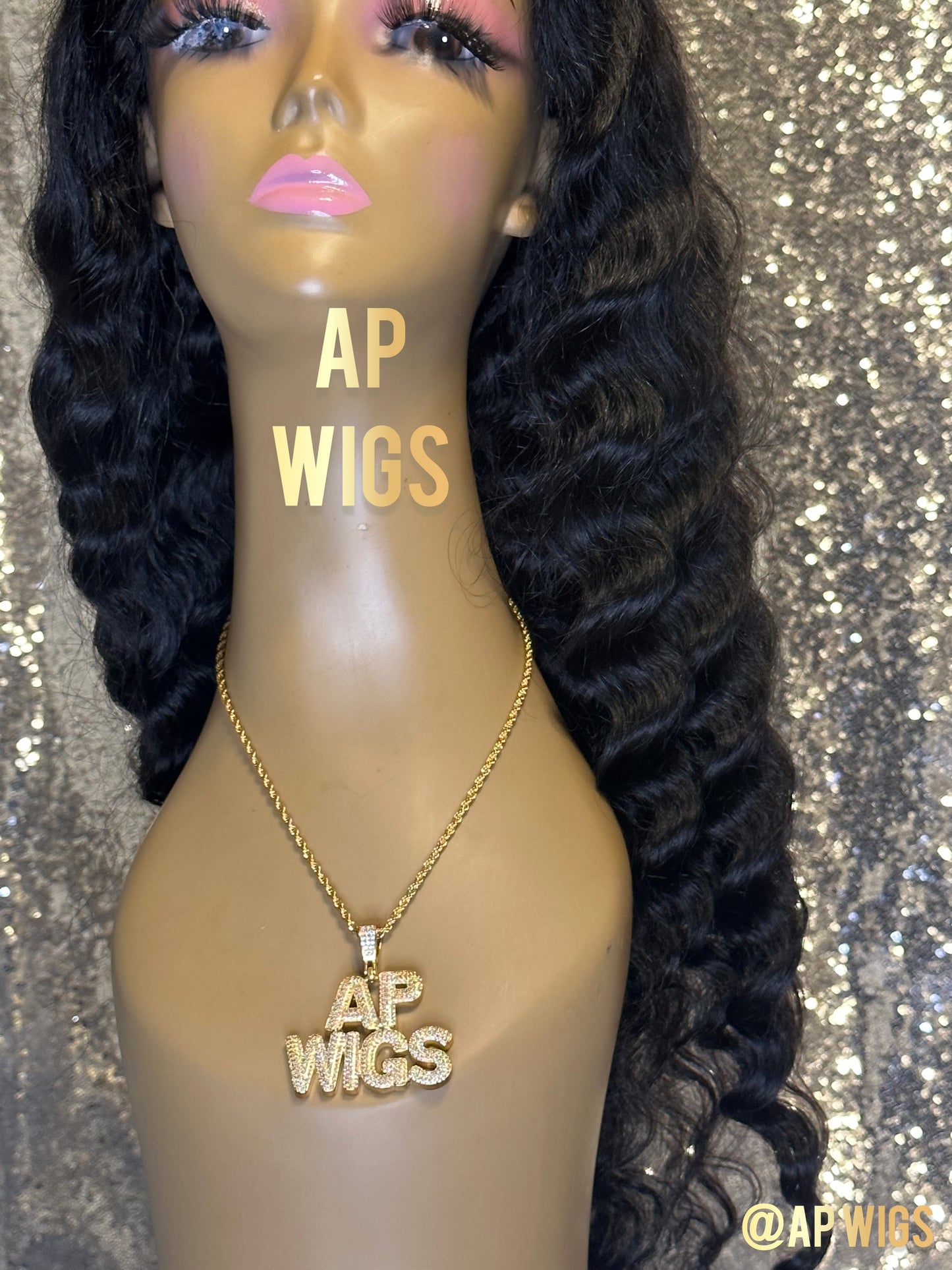 GLUELESS 5X5 & 6X4 Deep Wave Transparent Lace Frontal Human Hair Wigs Glueless Wigs
