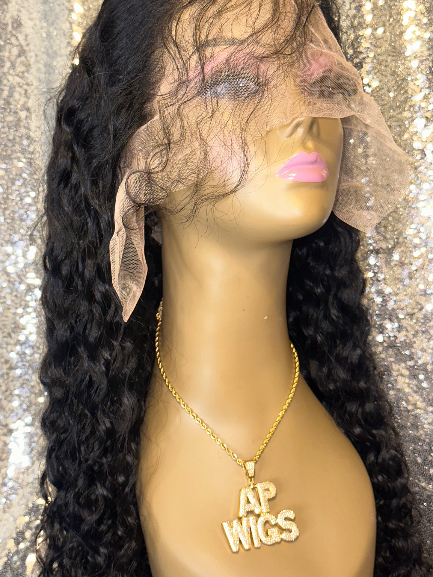 Deep Wave Transparent 13x4 13x6 Lace Frontal Human Hair Wigs