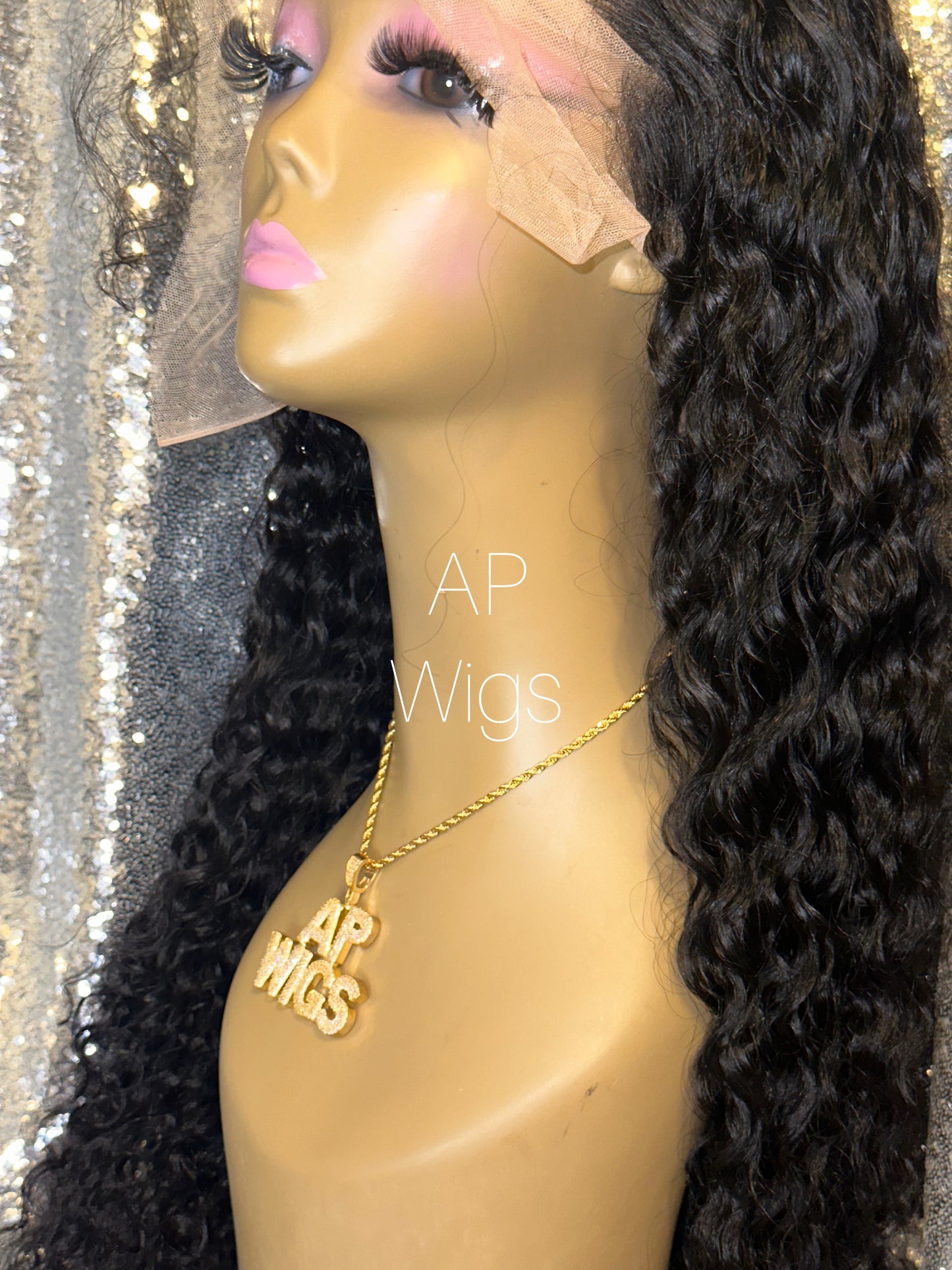 Deep Wave Transparent 13x4 13x6 Lace Frontal Human Hair Wigs