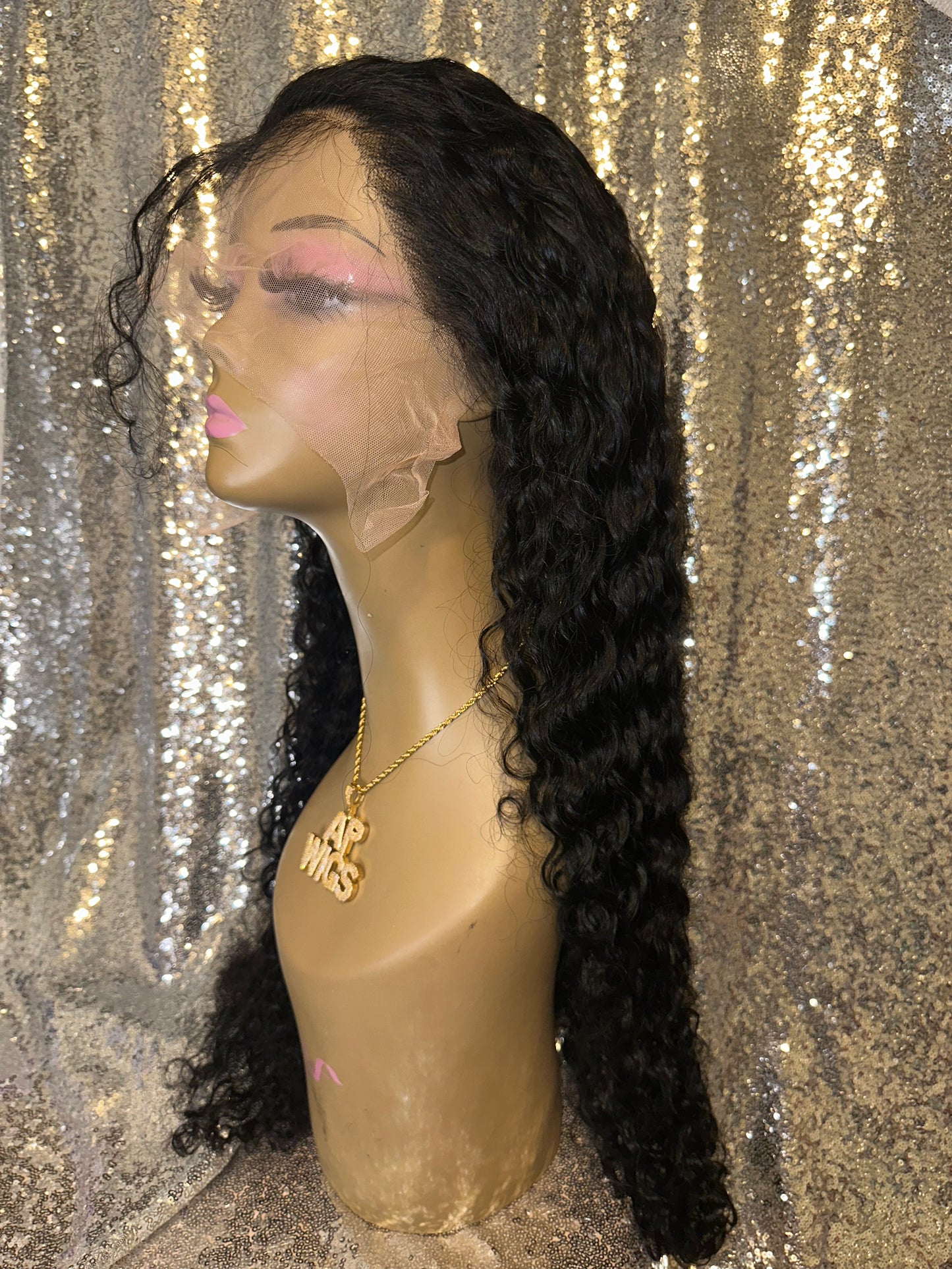 Deep Wave Transparent 13x4 13x6 Lace Frontal Human Hair Wigs