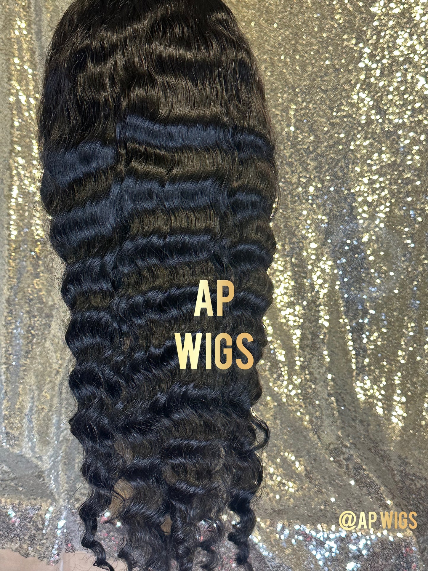 GLUELESS 5X5 & 6X4 Deep Wave Transparent Lace Frontal Human Hair Wigs Glueless Wigs