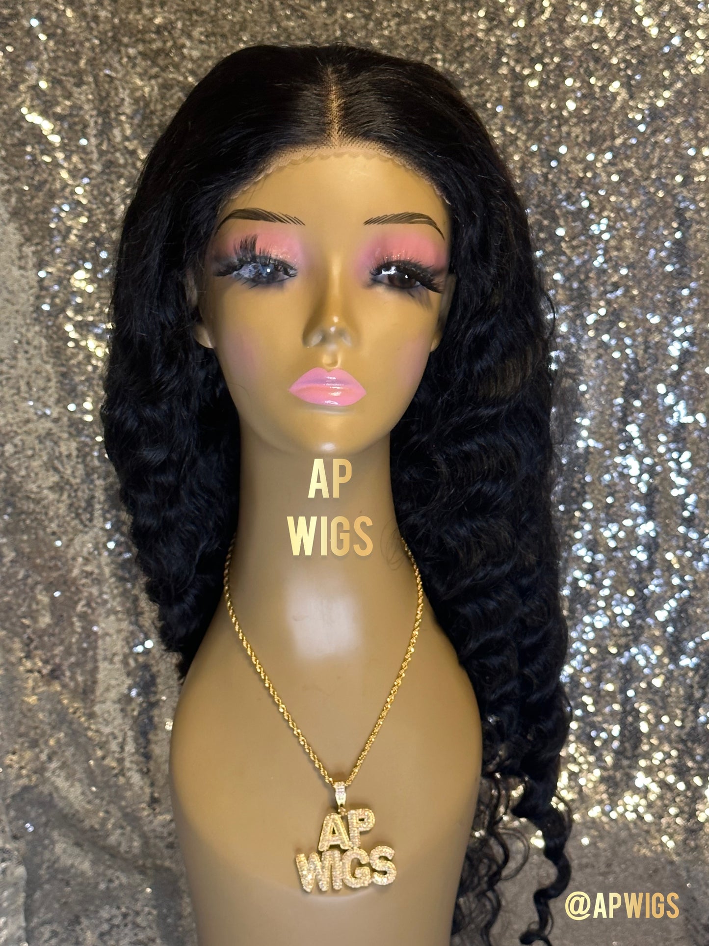 GLUELESS 5X5 & 6X4 Deep Wave Transparent Lace Frontal Human Hair Wigs Glueless Wigs