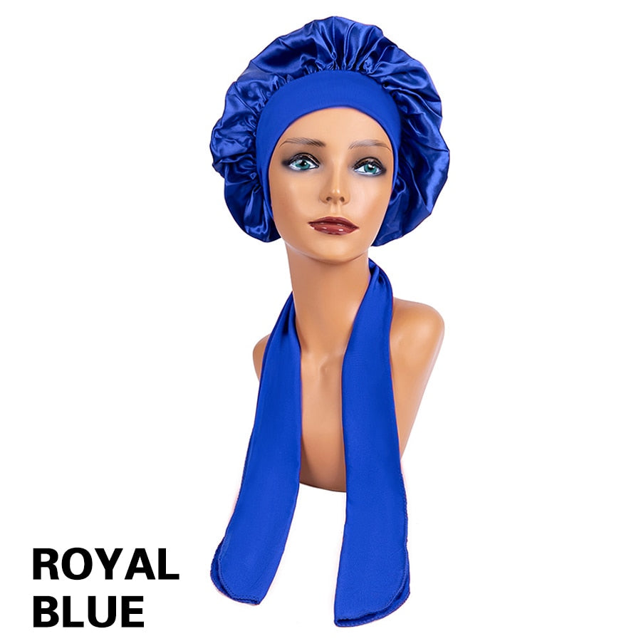 Satin Hair Bonnet With Stretchy Band