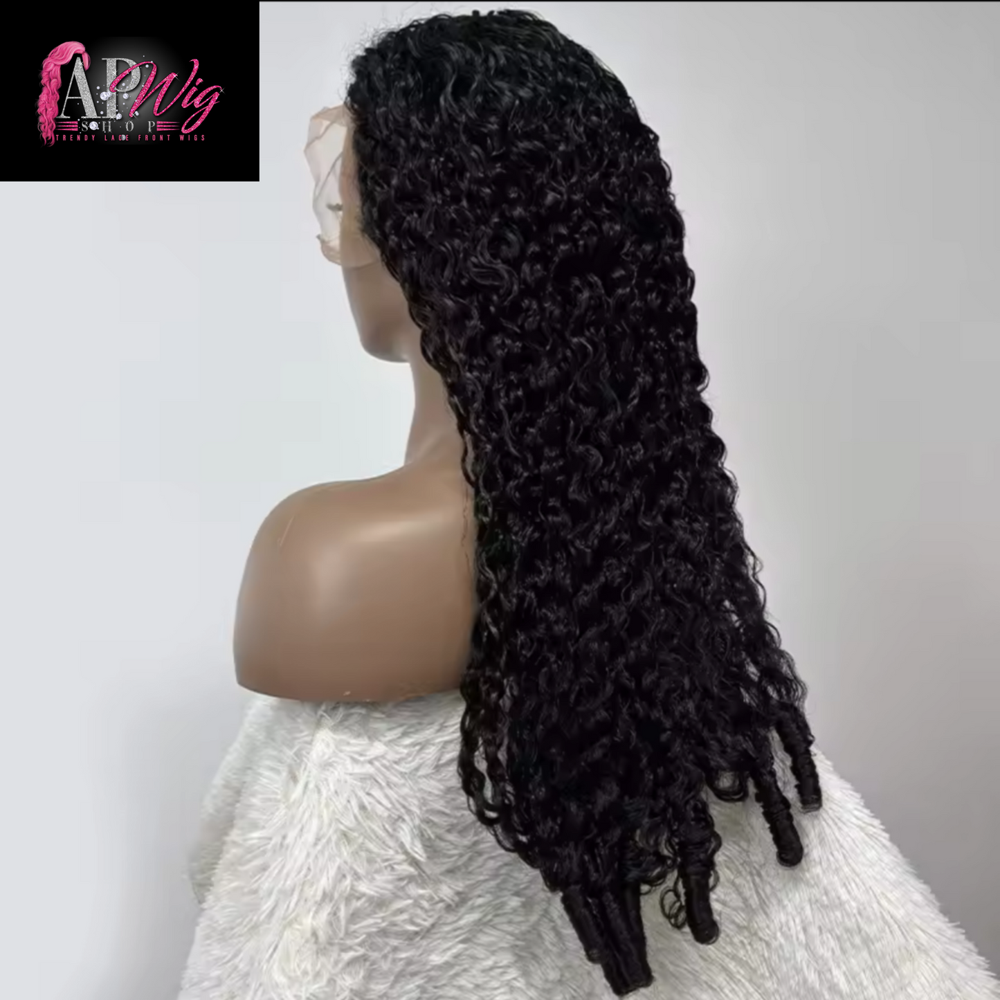 Water Curly 180% Density FULL 13x4 Lace Frontal Human Hair Wigs