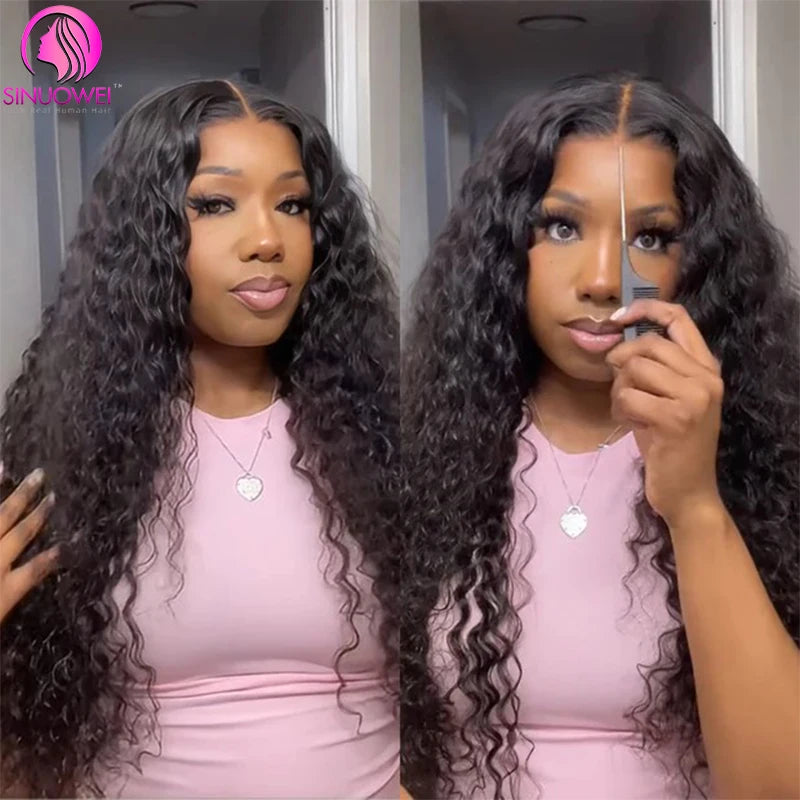 Burmese Curly 13x4 Lace Frontal Human Hair Wigs