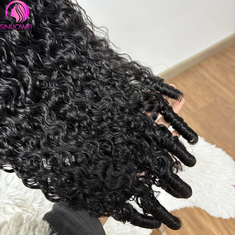 Burmese Curly 13x4 Lace Frontal Human Hair Wigs