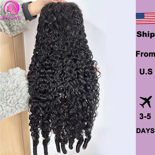Burmese Curly 13x4 Lace Frontal Human Hair Wigs