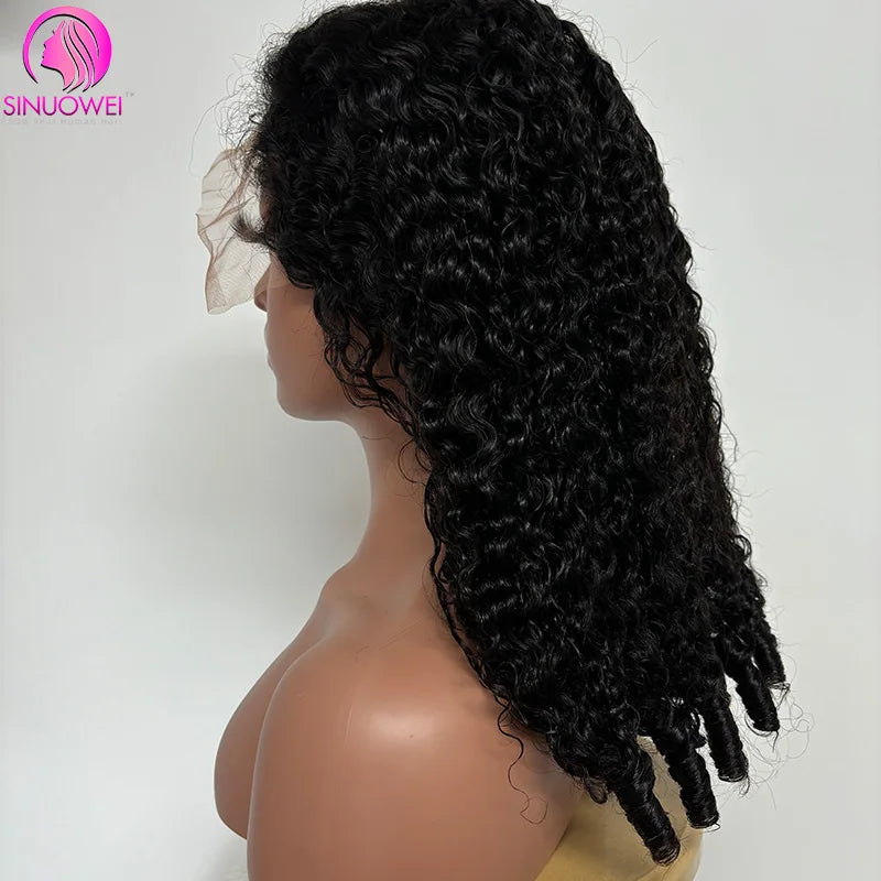 Burmese Curly 13x4 Lace Frontal Human Hair Wigs