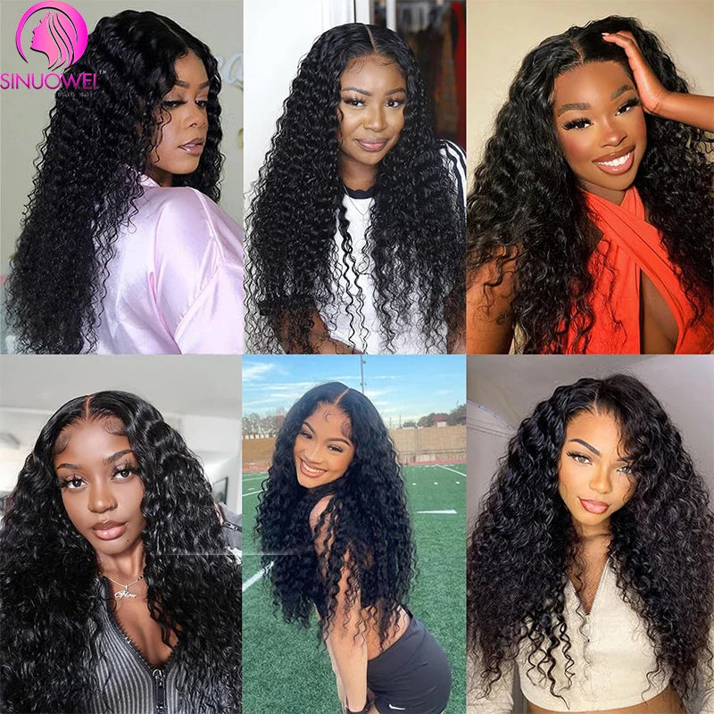 Burmese Curly 13x4 Lace Frontal Human Hair Wigs