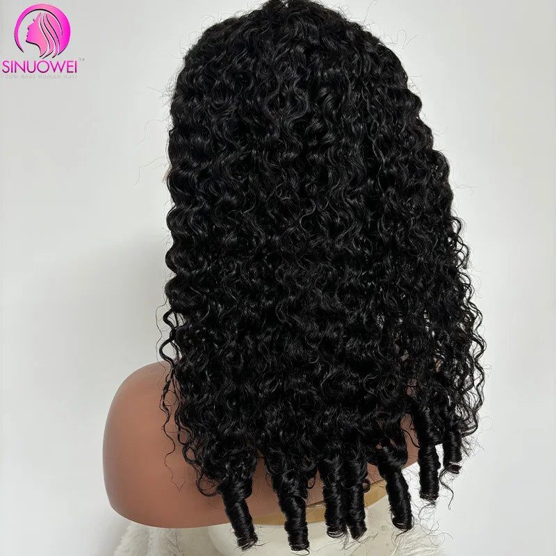 Burmese Curly 13x4 Lace Frontal Human Hair Wigs