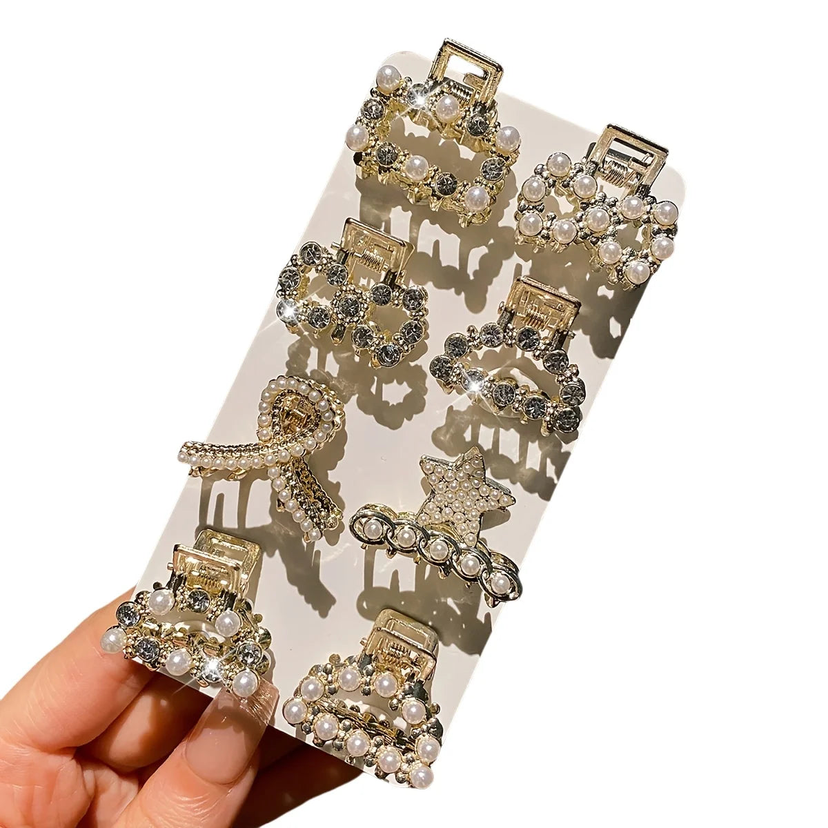 8Pcs CUTE TRENDY Multi-Style Small Fashion Hair clips