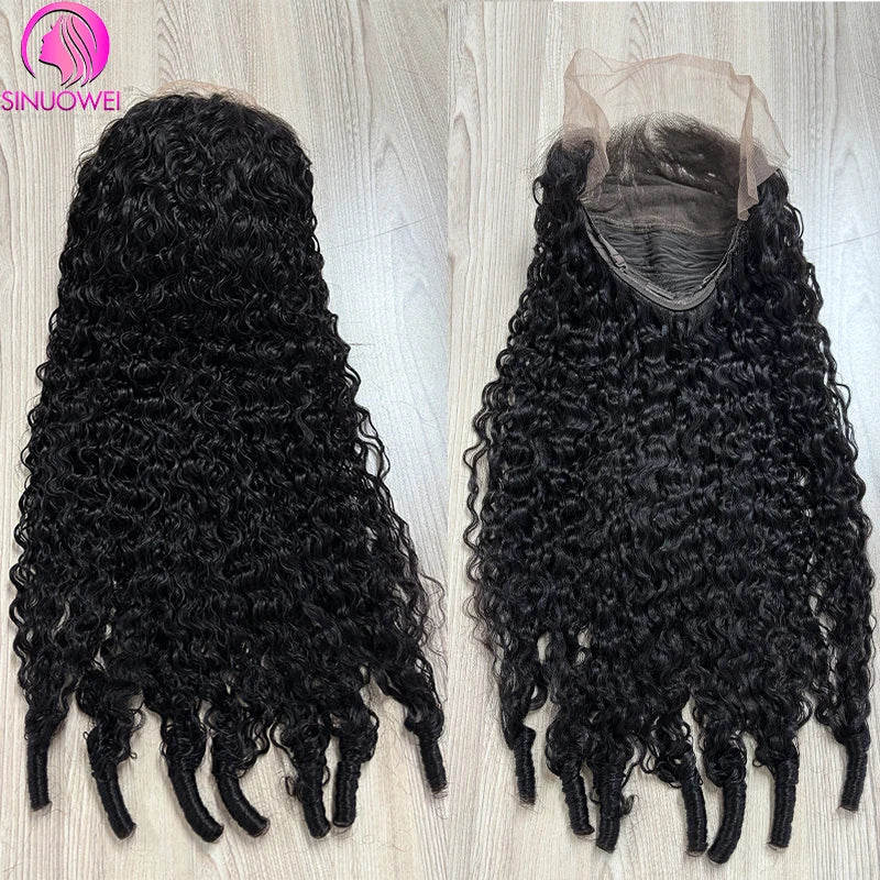 Burmese Curly 13x4 Lace Frontal Human Hair Wigs